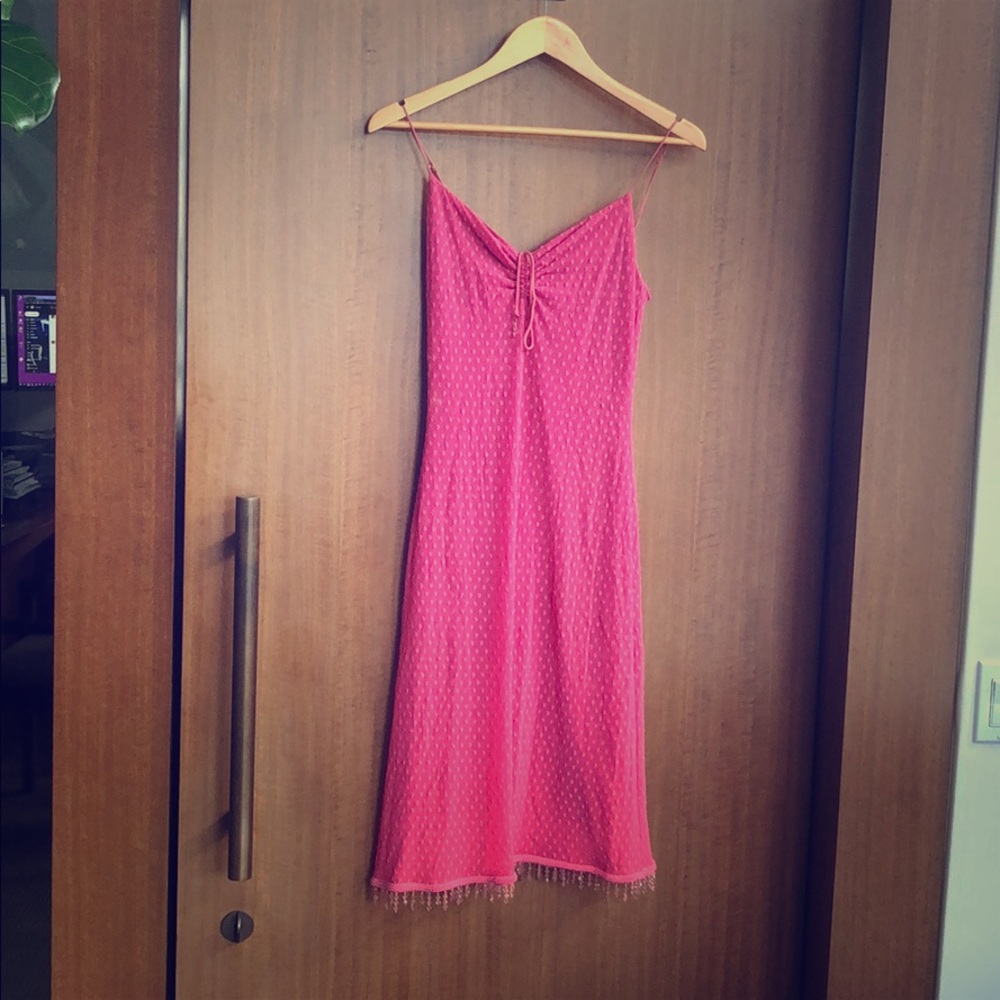 Betsey Johnson hot pink party dress